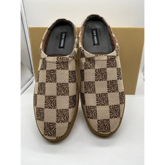 Steve Madden Sandals Mens Size 10 Brown Suede Fabric  Mule main image 5
